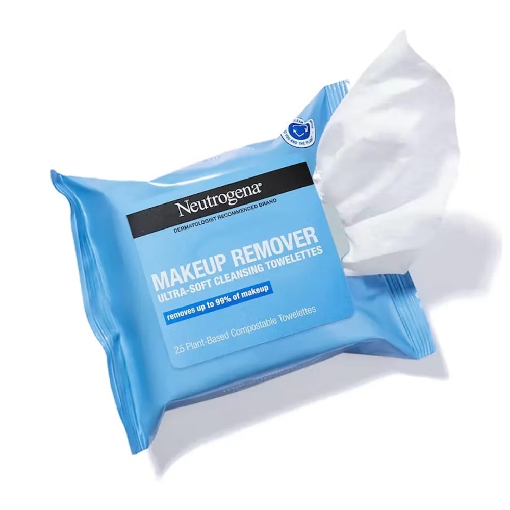3 Pack Neutrogena Makeup Remover Ultra Soft Cleansing Towelettes Wipes NWT